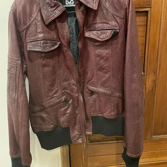 100% authentic men’s DOLCE & GABBANA leather jacket ! - Picture 5 of 5